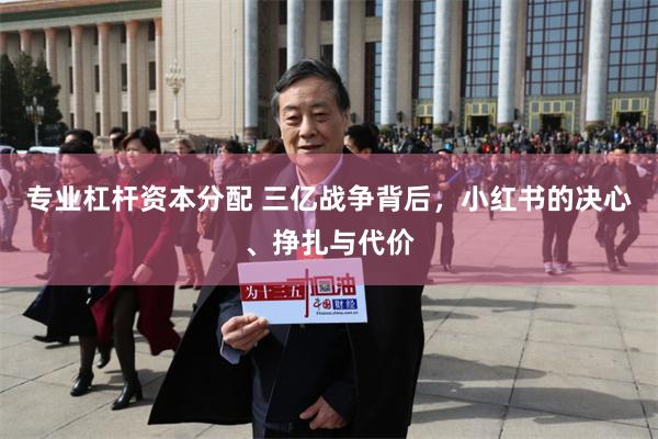 专业杠杆资本分配 三亿战争背后,小红书的决心、挣扎与代价