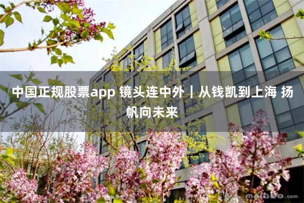 中国正规股票app 镜头连中外｜从钱凯到上海 扬帆向未来