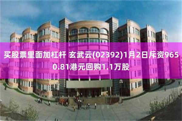 买股票里面加杠杆 玄武云(02392)1月2日斥资9650.81港元回购1.1万股
