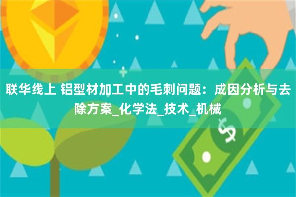 联华线上 铝型材加工中的毛刺问题：成因分析与去除方案_化学法_技术_机械